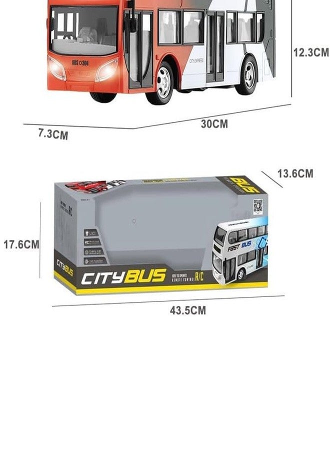 PASCOL Plastic Tour Bus Toy Bus for Kids - Colorful & Durable Play Bus with Movable Parts - Perfect for Imaginative Play & Learning 6-15 Year Multicolour Pack of 2 (244 - Image 5